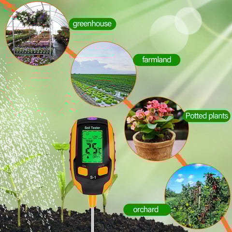 4-in-1  soil test meter