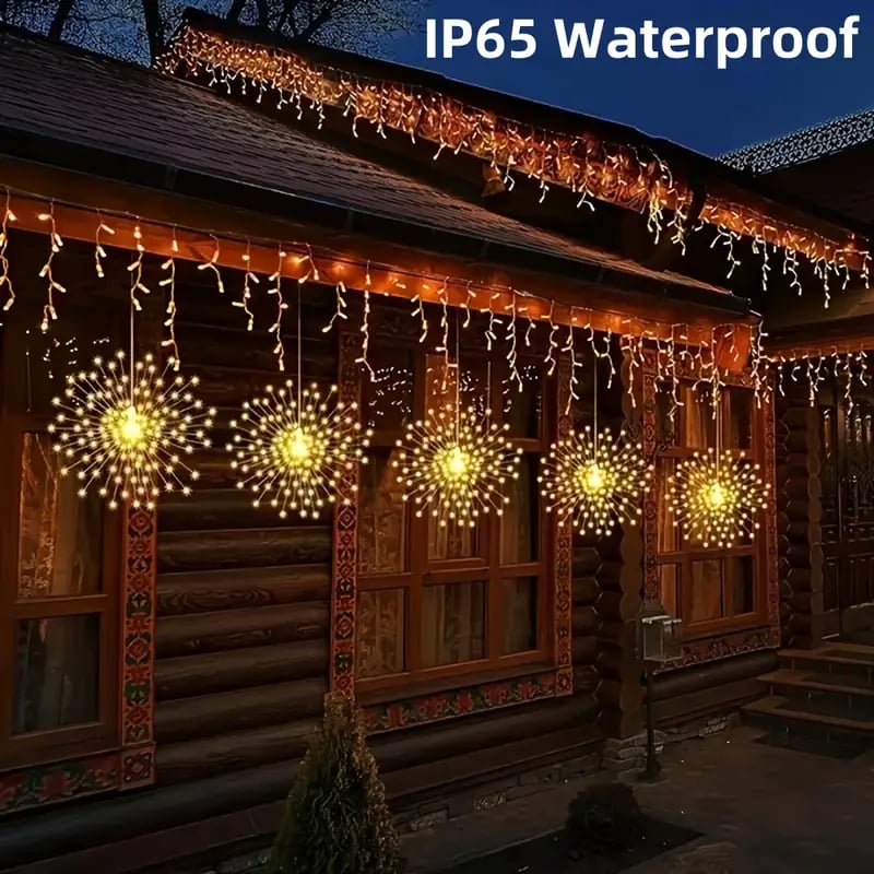 🎄Early Christmas Sale 49% OFF🎁Solar Twinkle Hanging Lights🎇