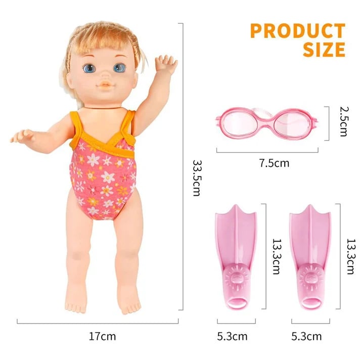🔥The Best Gift For Kids💕 Waterproof Swimmer Doll