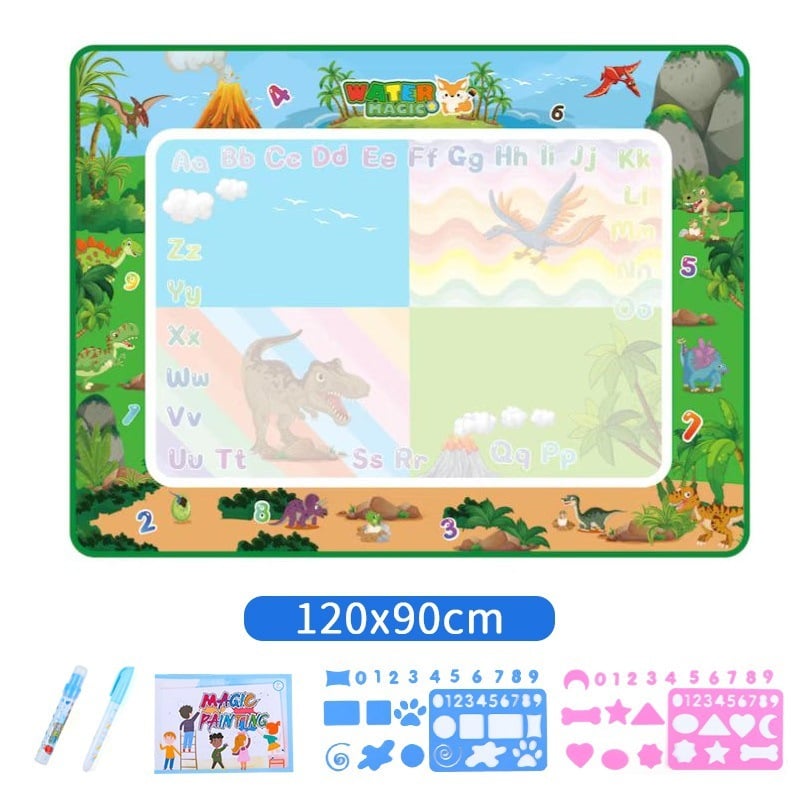 🎁Water Doodle Mat ,Aqua Painting Drawing Mat Mess Free Learning Toy Mat