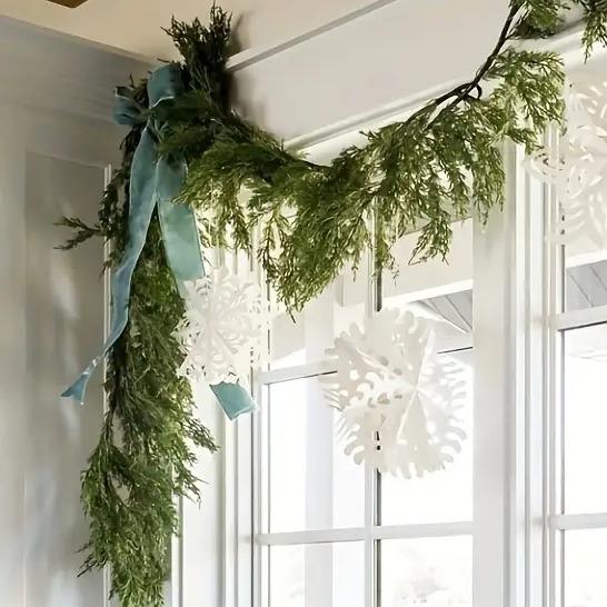 ✨Christmas Greenery - Real Touch Norfolk Pine Garland🎄