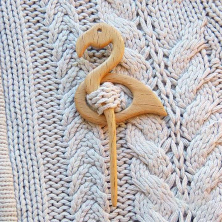 ❄️Wooden Animal Sweater Brooch🐱