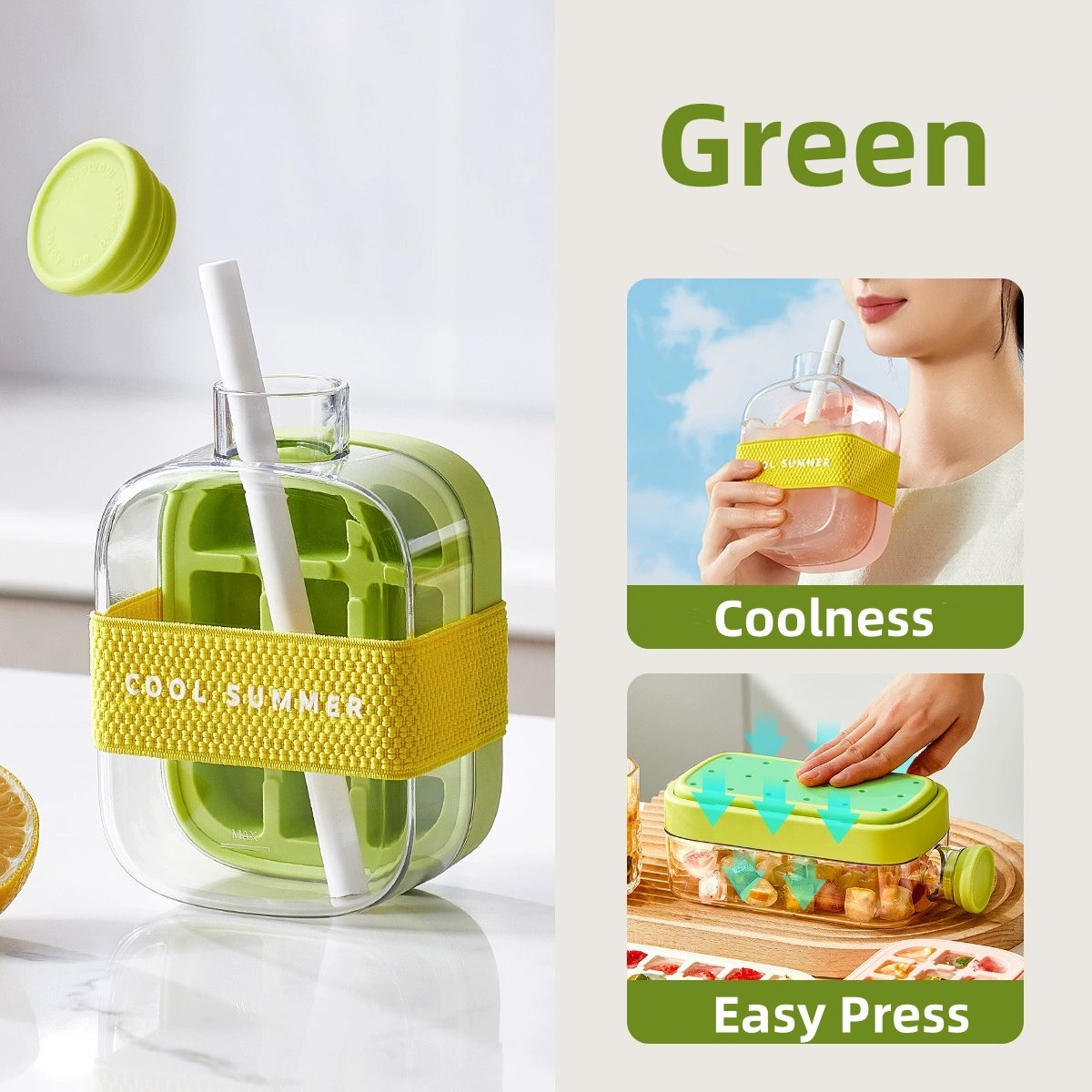 🧊Creative Ice Cube Maker with Portable Kettle – Cool Your Life!