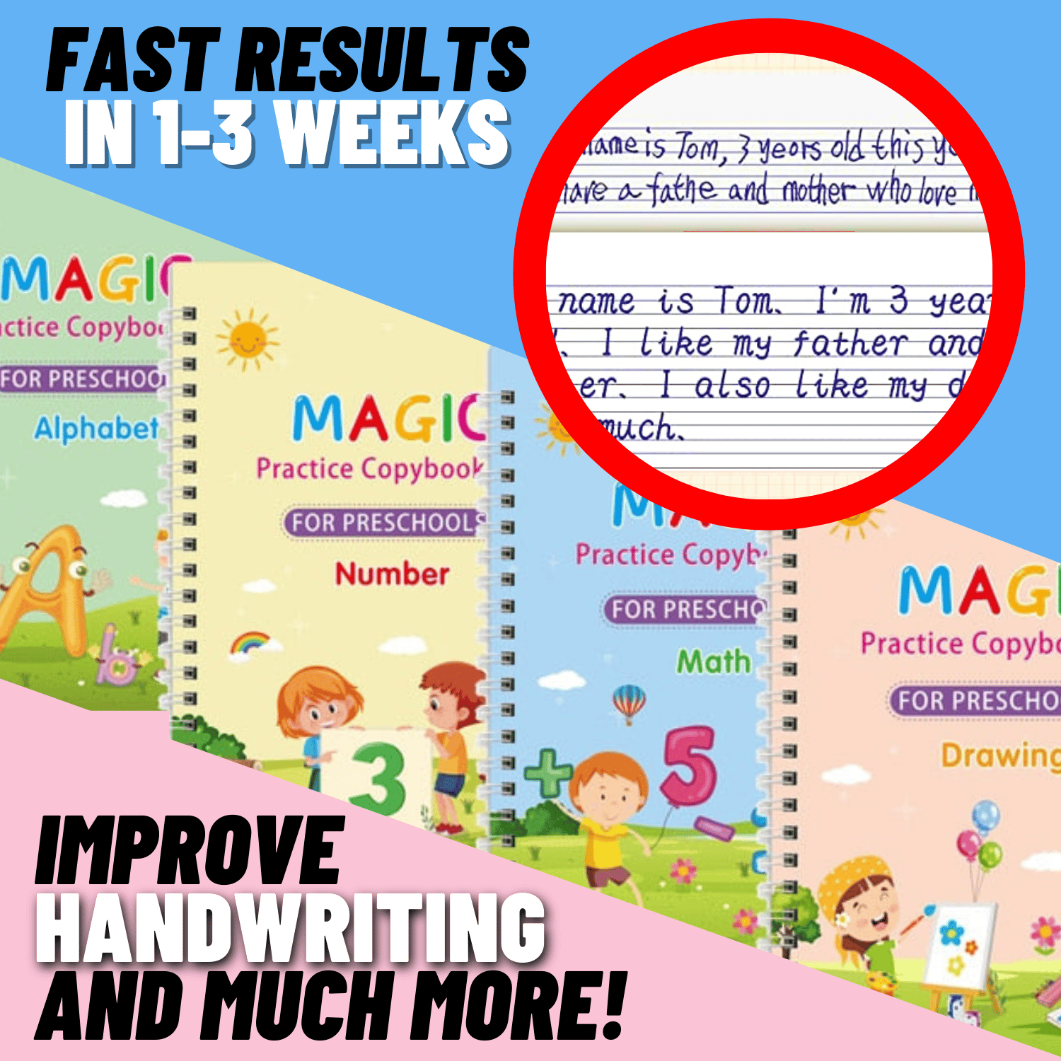 🔥2024 Hot Sale 45% off🔥📓 Children's Magic Copybooks