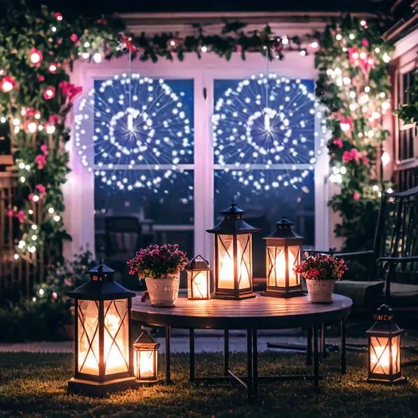 🎄Early Christmas Sale 49% OFF🎁Solar Twinkle Hanging Lights🎇