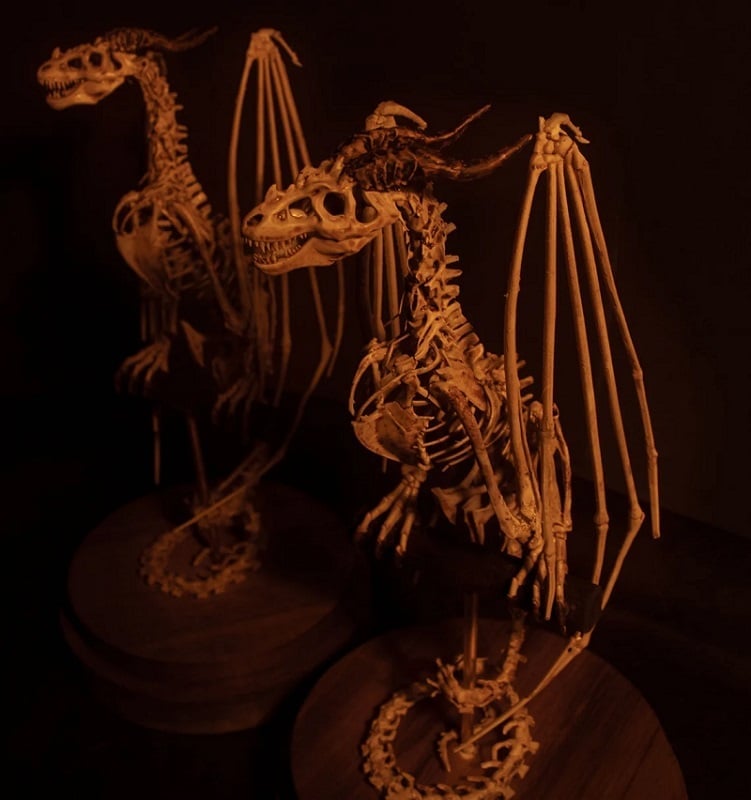 Wendigo Skeleton Curiosity Cabinet (15*9*9 CM)
