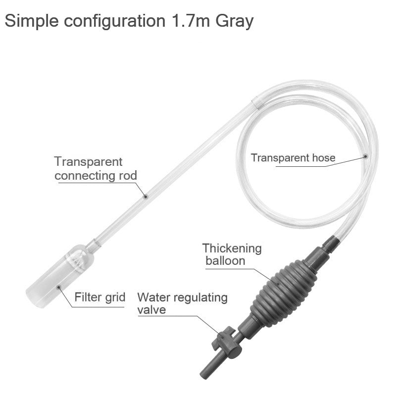 🐟Fish tank siphon manual water changer