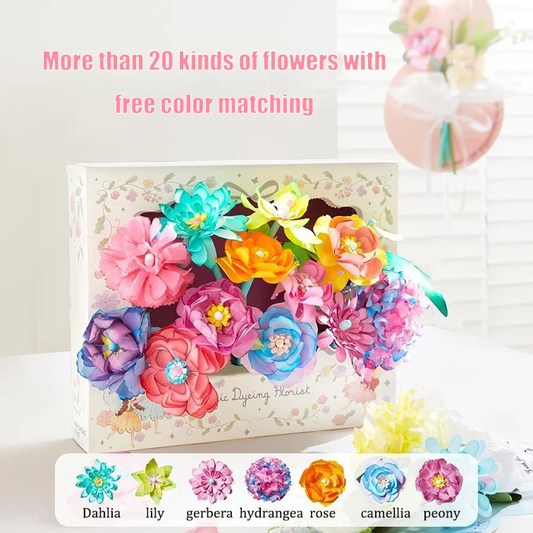 🌸MAGIC DYEING FLORIST - DIY Flower Art Kit for Kids (6+)🌸
