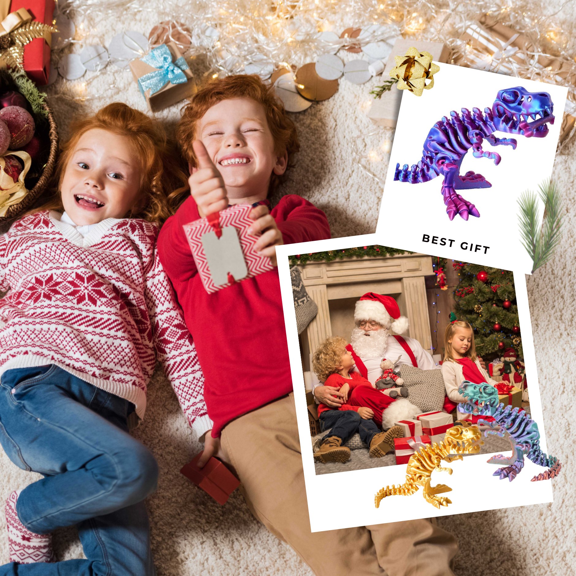 🔥LAST DAY - JUST $5.99 EACH🔥Jurassic Treasures💎3D Printed Dinosaurs🦖 (Food-grade materials)