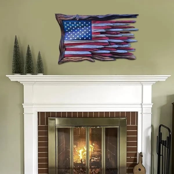 🔥Last Day Flash Sale - 49% OFF🔥 -Wooden American Flag