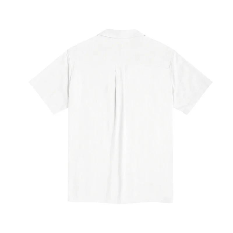 Men's Knit Button Down Shirt Short Sleeve Linen Shirts