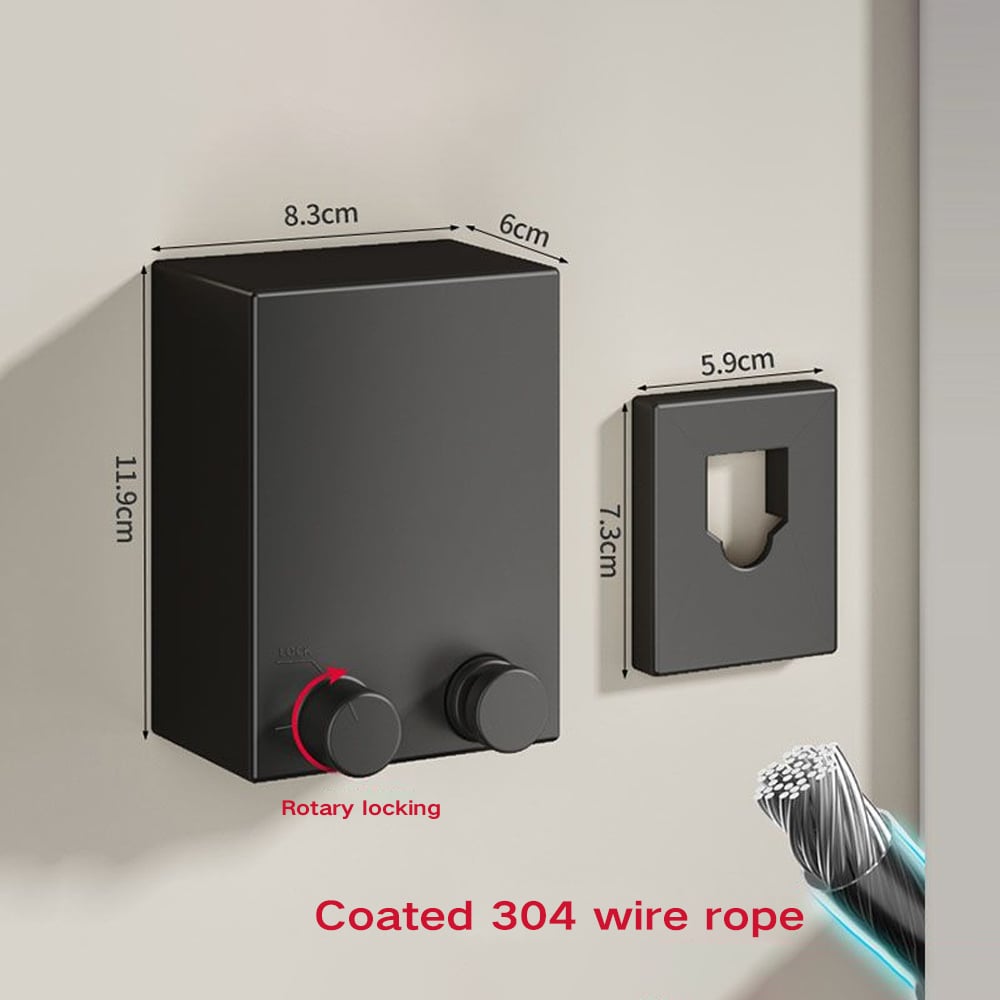 🔥Buy 2 Save 10%—Invisible Retractable Clothesline