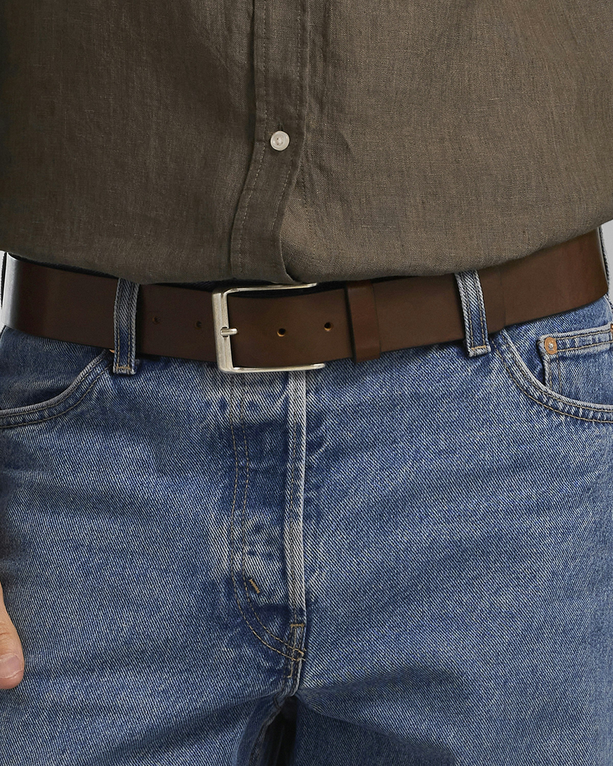 Hermann leather belt Brown Saddler