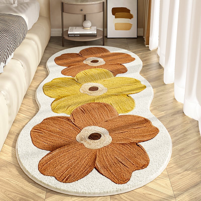 💖Last Day Sale 49% OFF💖Flower Pattern Non-slip Washable Rugs Floor Mat