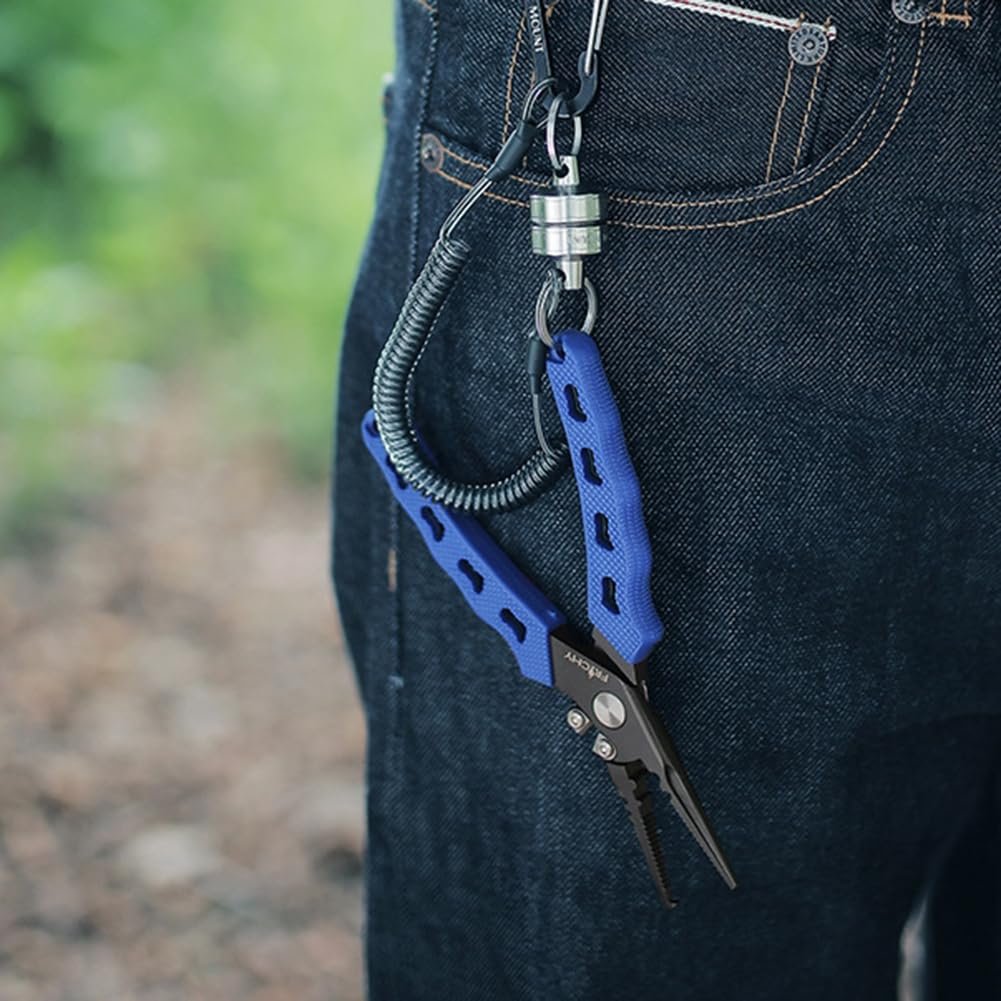 Outdoor stainless steel magnetic keychain