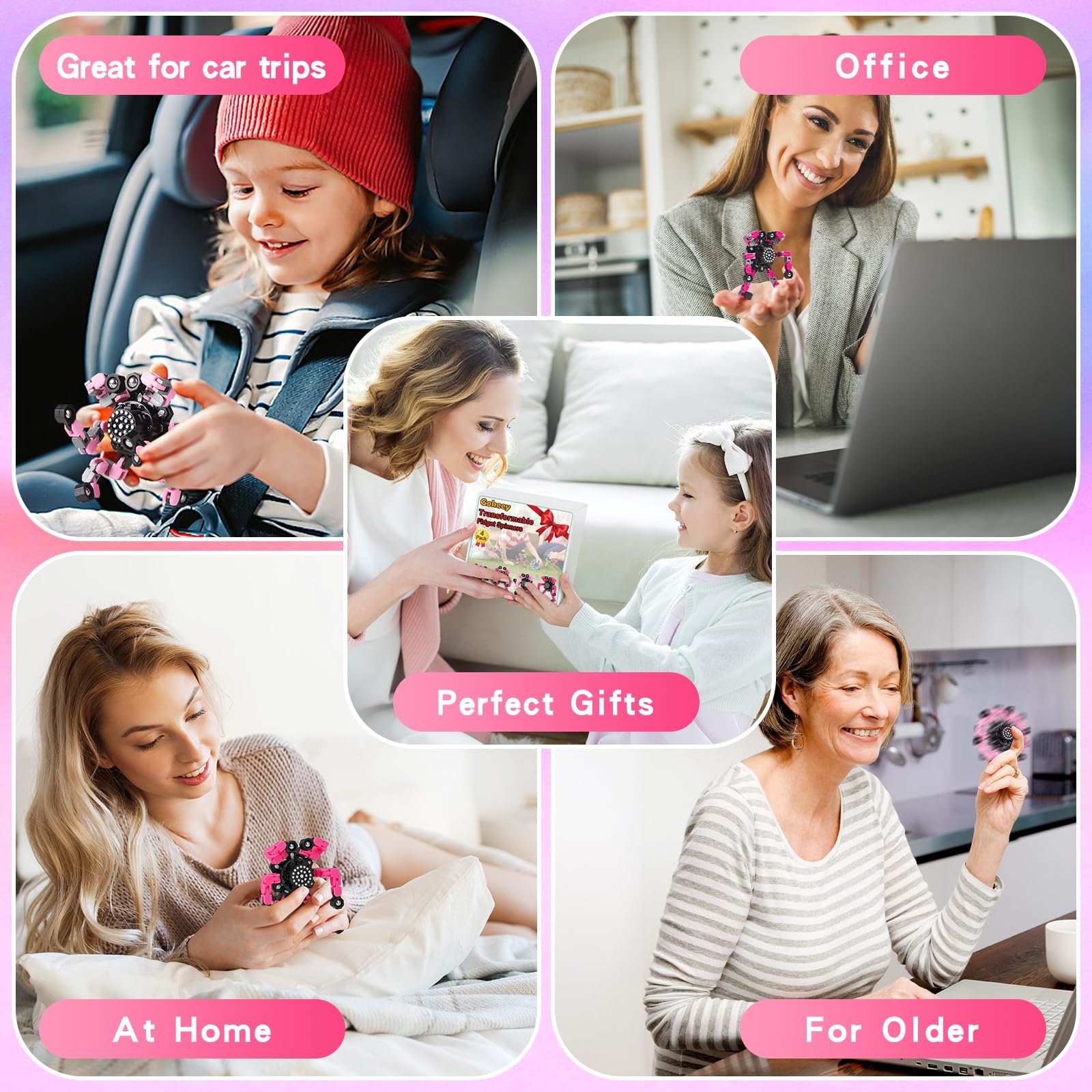 Transformable Fidget Spinner