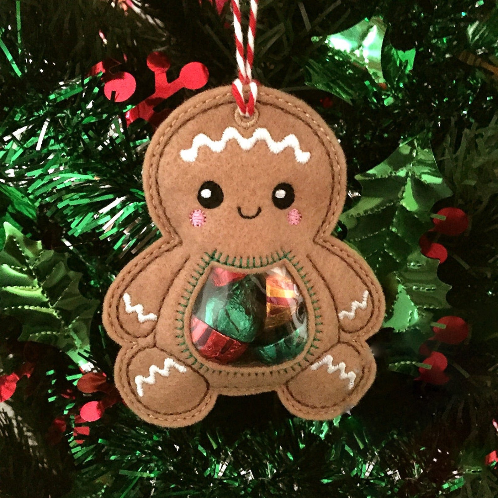 🎄Cute Peekaboo Snack Bag |  Perfect addition to Christmas