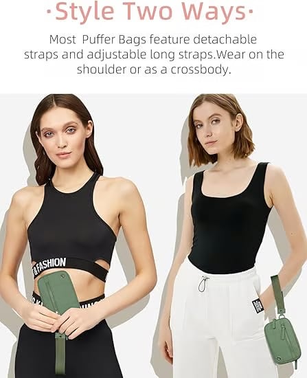 🔥Last Day $10.99 | Puffer Wristlet Wallet Fits Phone💜