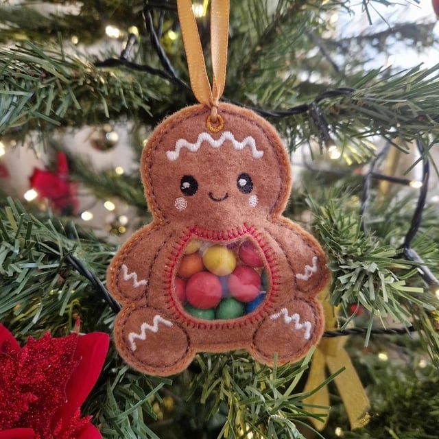 🎄Cute Peekaboo Snack Bag |  Perfect addition to Christmas