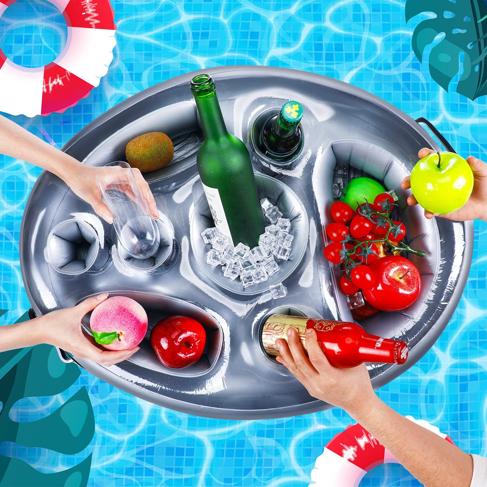 🔥Hot Sale🔥Portable Swimming Pool Drink Holder🍹