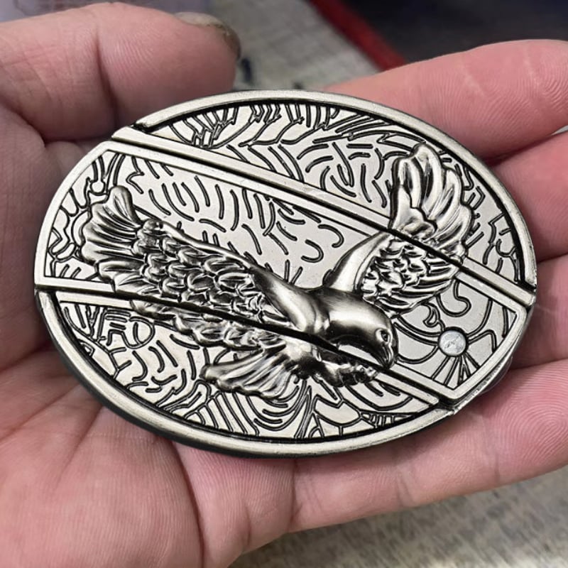 Fashion Punk Men's Genuine Leather Belt With Knife