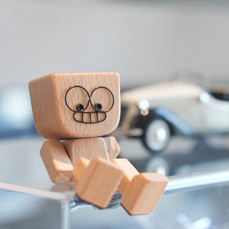 😆✨Wobbly Leg Wooden Man