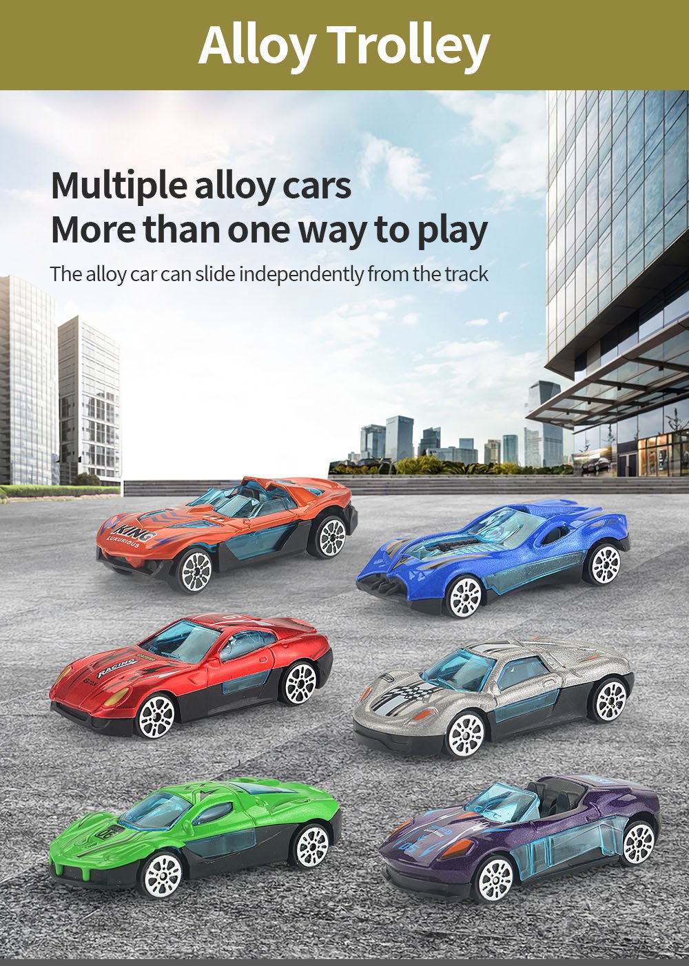 🎅HOT SALE - 49% off💥Transport Truck with Ejection Racing Track