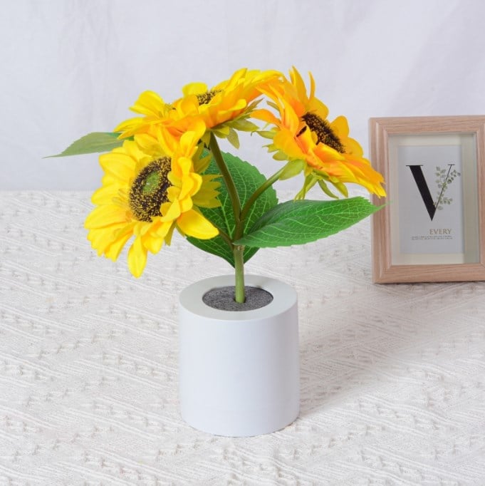 🌻🔥This Week's Special Offer 49%-Mother's Day Presale🔥🌻Sunflower led simulation small night light