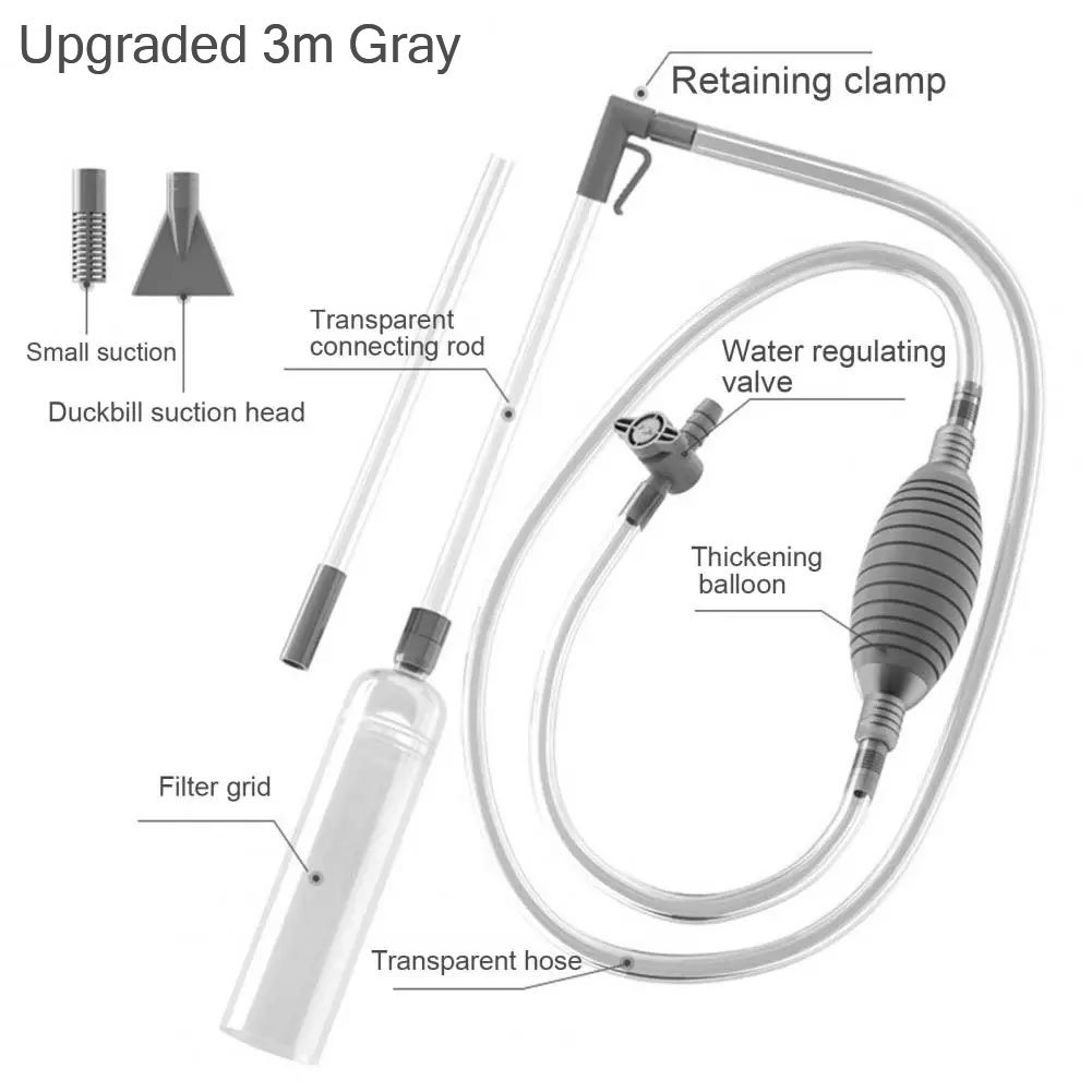 🐟Fish tank siphon manual water changer