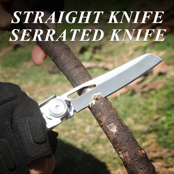 Multifunctional knife for outdoor survival