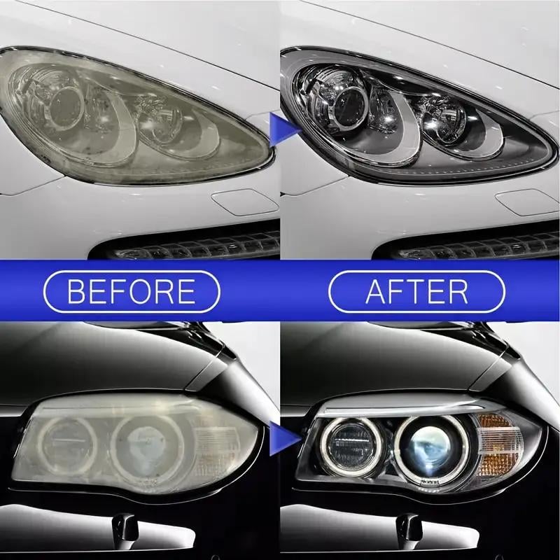 🔥LAST DAY 49% OFF - 🚘Automotive Headlamp Restoration Fluid Kit