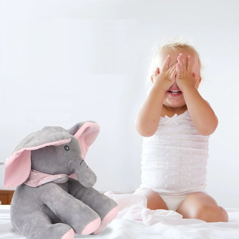 TEO peek-a-boo teddy bear from urban baby