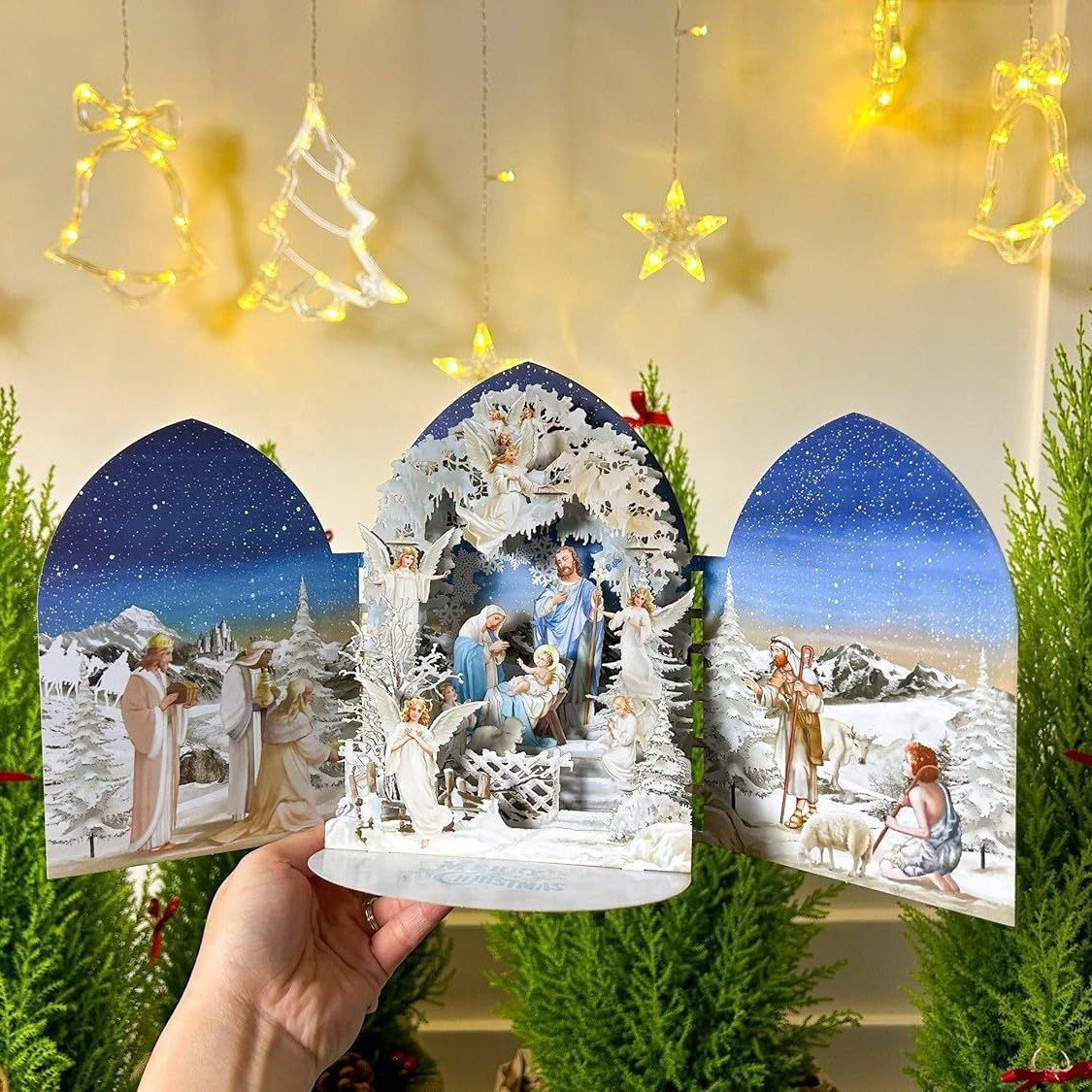 🔥LAST DAY 50% OFF🎄✨Christmas Birth Scene Greeting 3D Card