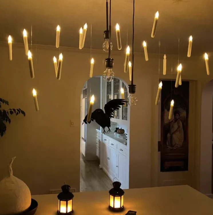 🔥 Magical Floating Candles with Wand Remote🔥
