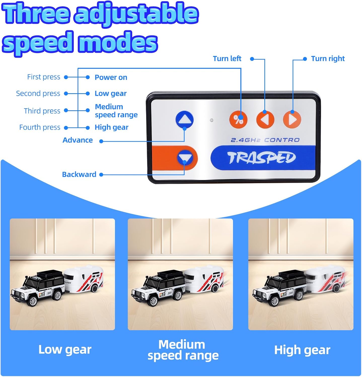 💥Weekend Big Discount 49% OFF💥 Alloy OEIN 1/64 MINI RC Drift Off-Road/Track Car