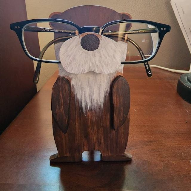 🦉Wooden Animal Glasses Stand 👓