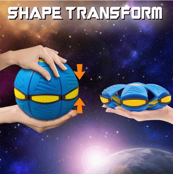 Portable Creative Magic Light Flying Saucer UFO Ball For Kids