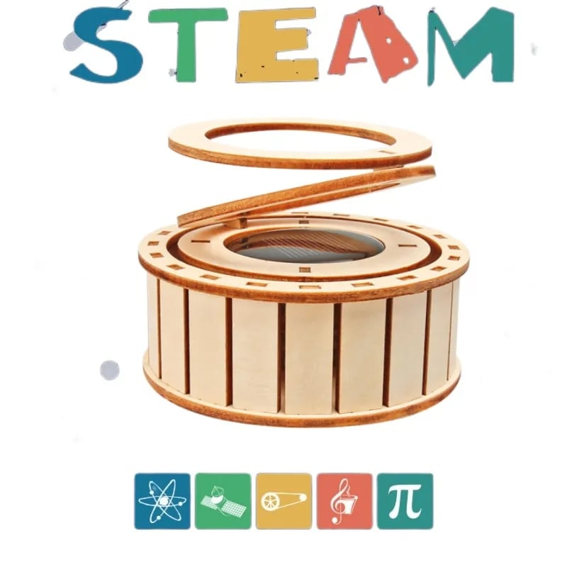 Science and Technology Small Production Solar Double Ring Science Experiment Teaching DIY