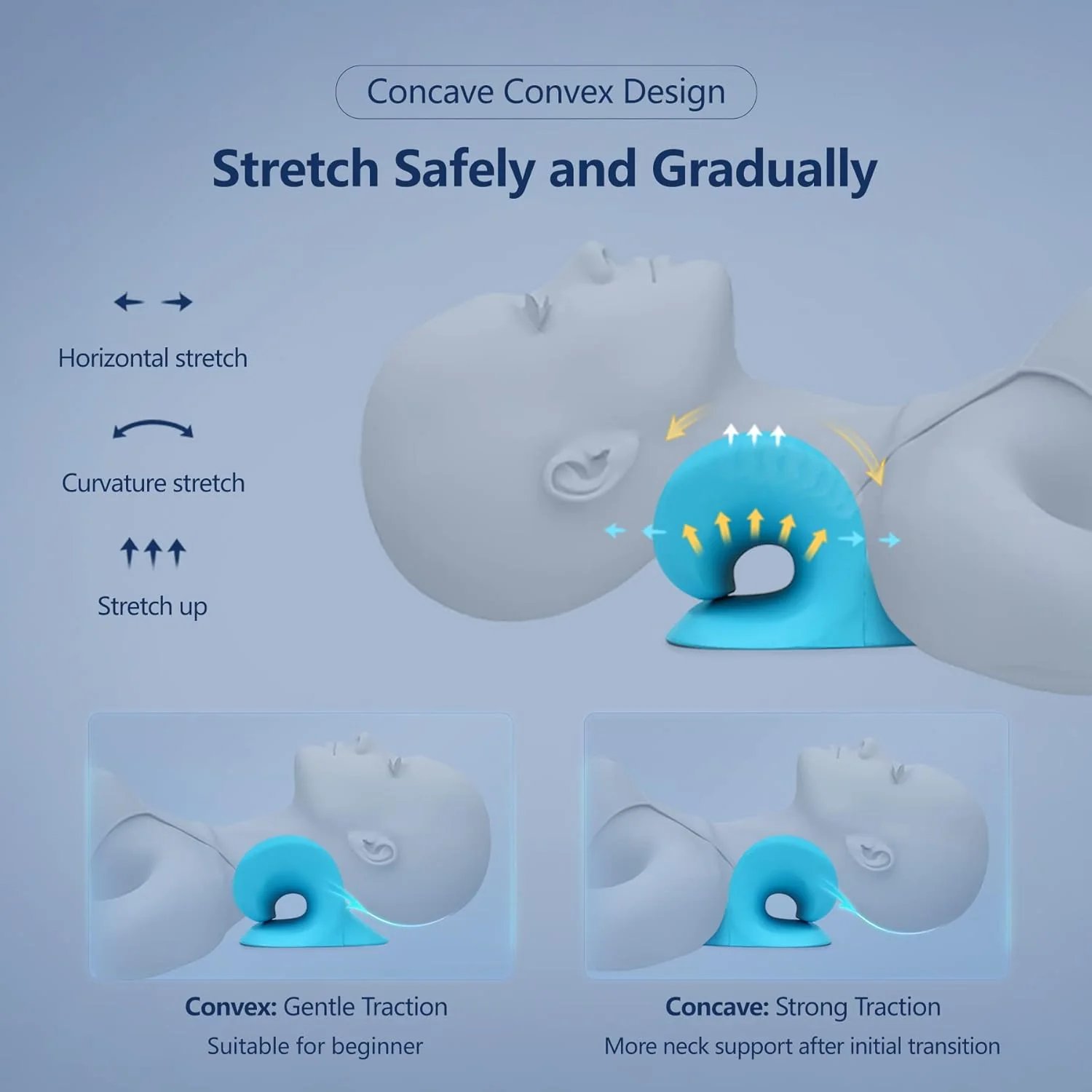 💆‍♀️Neck Cloud (Neck & Shoulder Stretcher) – Fast Relief & Muscle Release