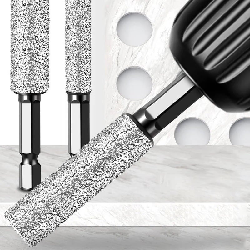 Hex Shank Brazed Hole Opener for Drilling and Grinding