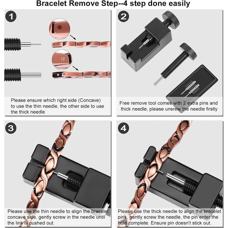 Copper Magnetic Bracelet for Men——Relieve fatigue and promote blood circulation