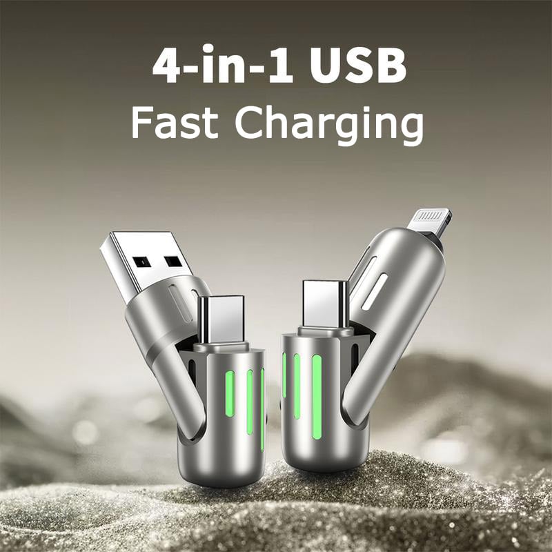 🔥Last Day Buy 3 Free 1🔥4-in-1 USB Charging Cable mFish fast charging 240W