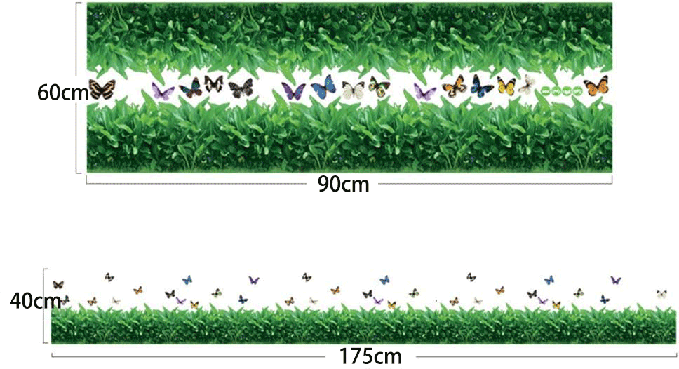 🌱Wall Decorative Grass Sticker🖼️