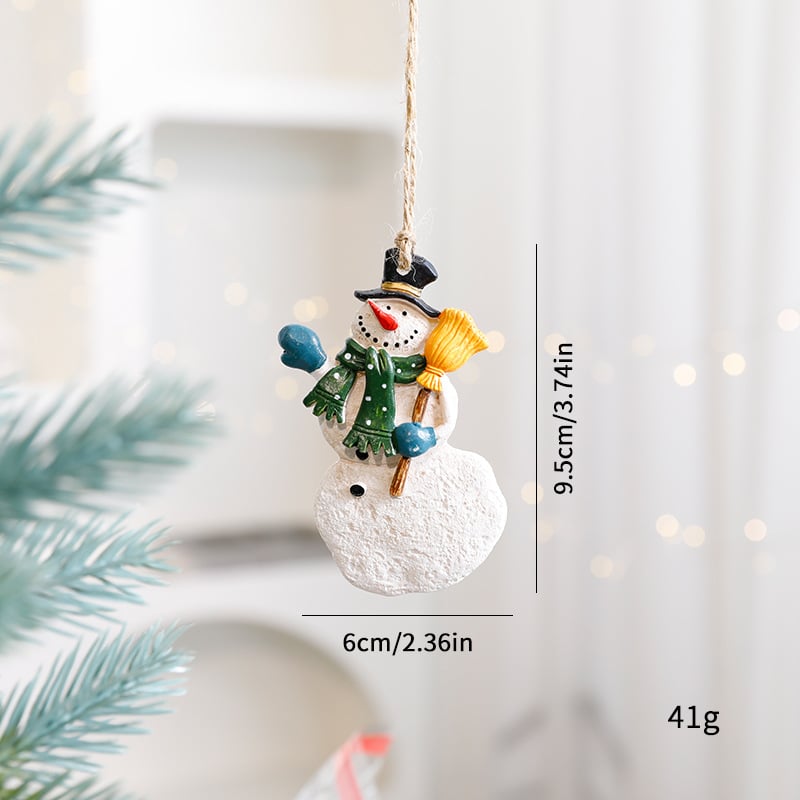 🎅⛄Hand-Painted Resin Christmas Ornaments🎄
