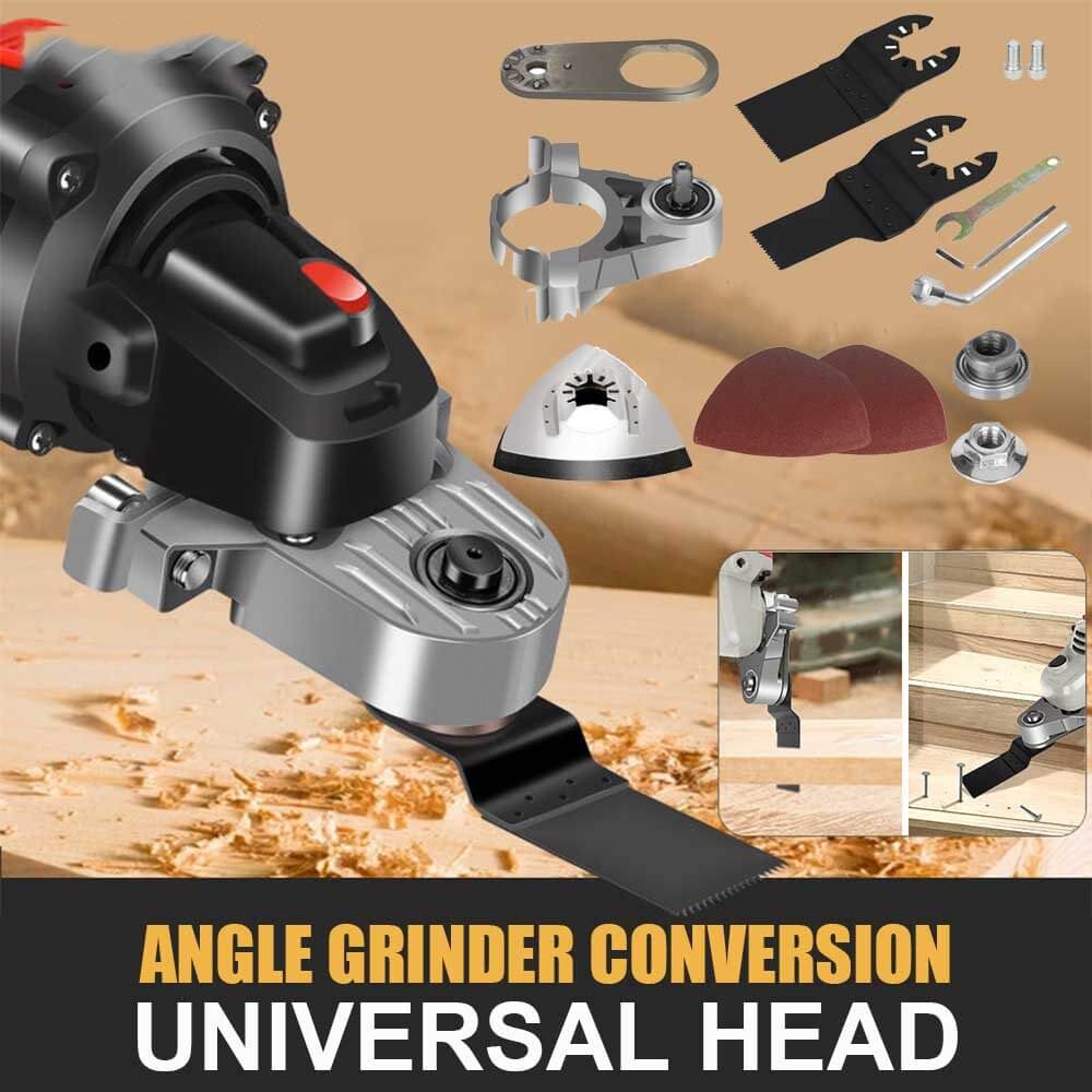 🔥2024 Hot Sale🎁🎁Angle Grinder Converter Set, Angle Grinder Converter Universal Head Adapter, Carbon Steel Angle Grinder to Multi-Tool Converter🔥🔥In stock and ready to ship in seconds🚚