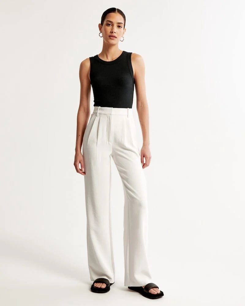SKYCALTTM-💐High Waist Tailored Wide Leg Pants