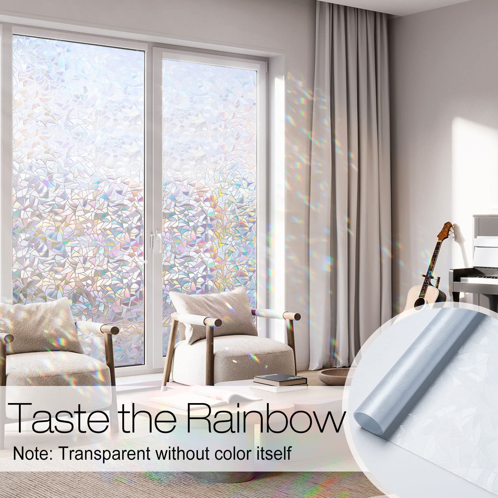 Rainbow Window Privacy Film