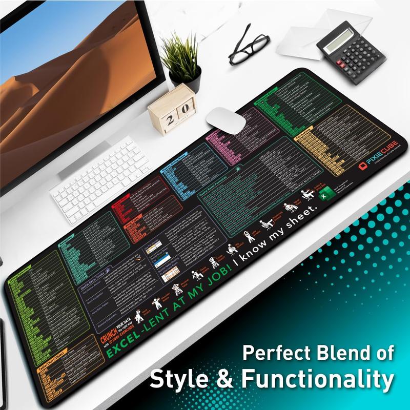 Last Day 49% OFF🔥Excel Cheat Sheet Desk Mat