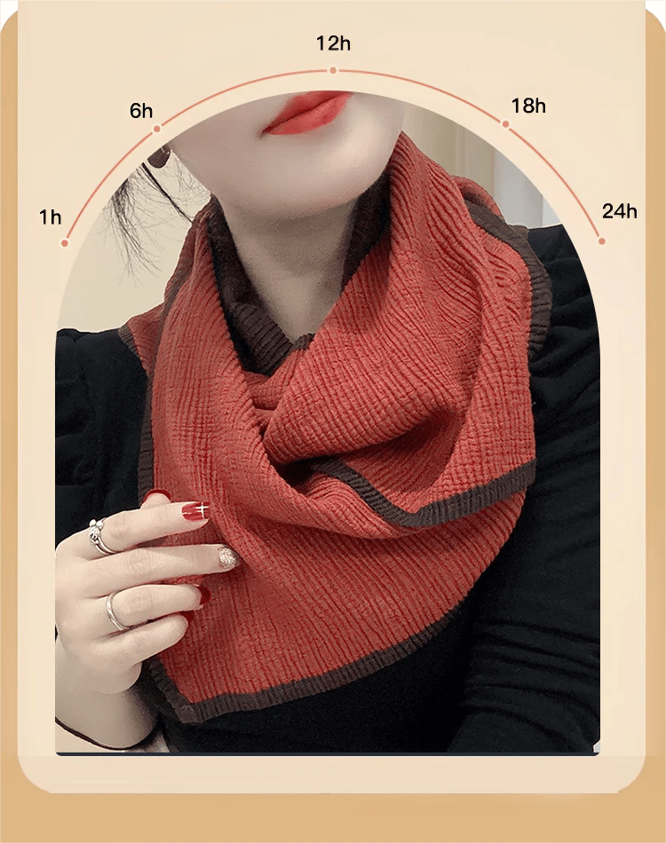 Happy Cotton Scarf" Versatile Double-Sided Magnetic Clasp Silk Scarf——✨(Buy 2 free shipping)✨