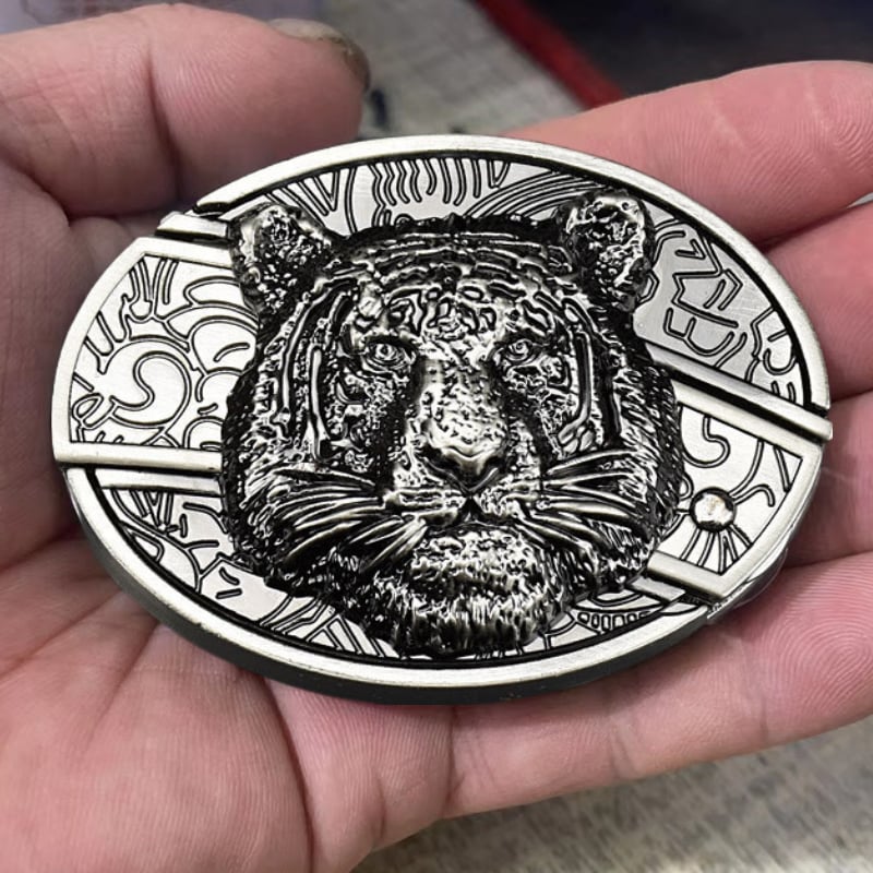 Fashion Punk Men's Genuine Leather Belt With Knife